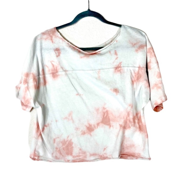 Pink Victoria Secret tie dye crop tee shirt - Picture 10 of 10